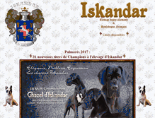 Tablet Screenshot of iskandardogue.com